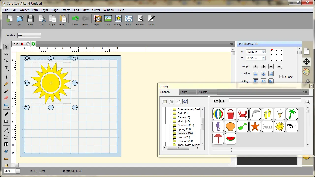 Sure Cuts A Lot software for USCutter MH Vinyl Cutter