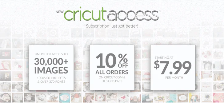 Cricut Access subscription overview