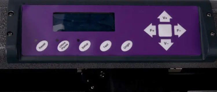 USCutter MH Machine Control Panel
