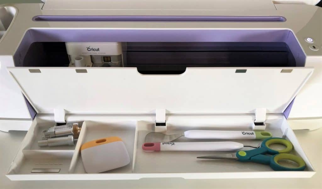 Cricut Maker lower tool storage