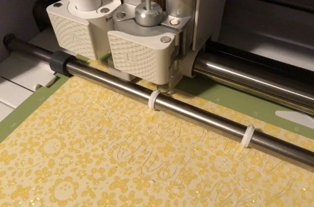 Cricut Maker cutting card stock with premium fine point blade